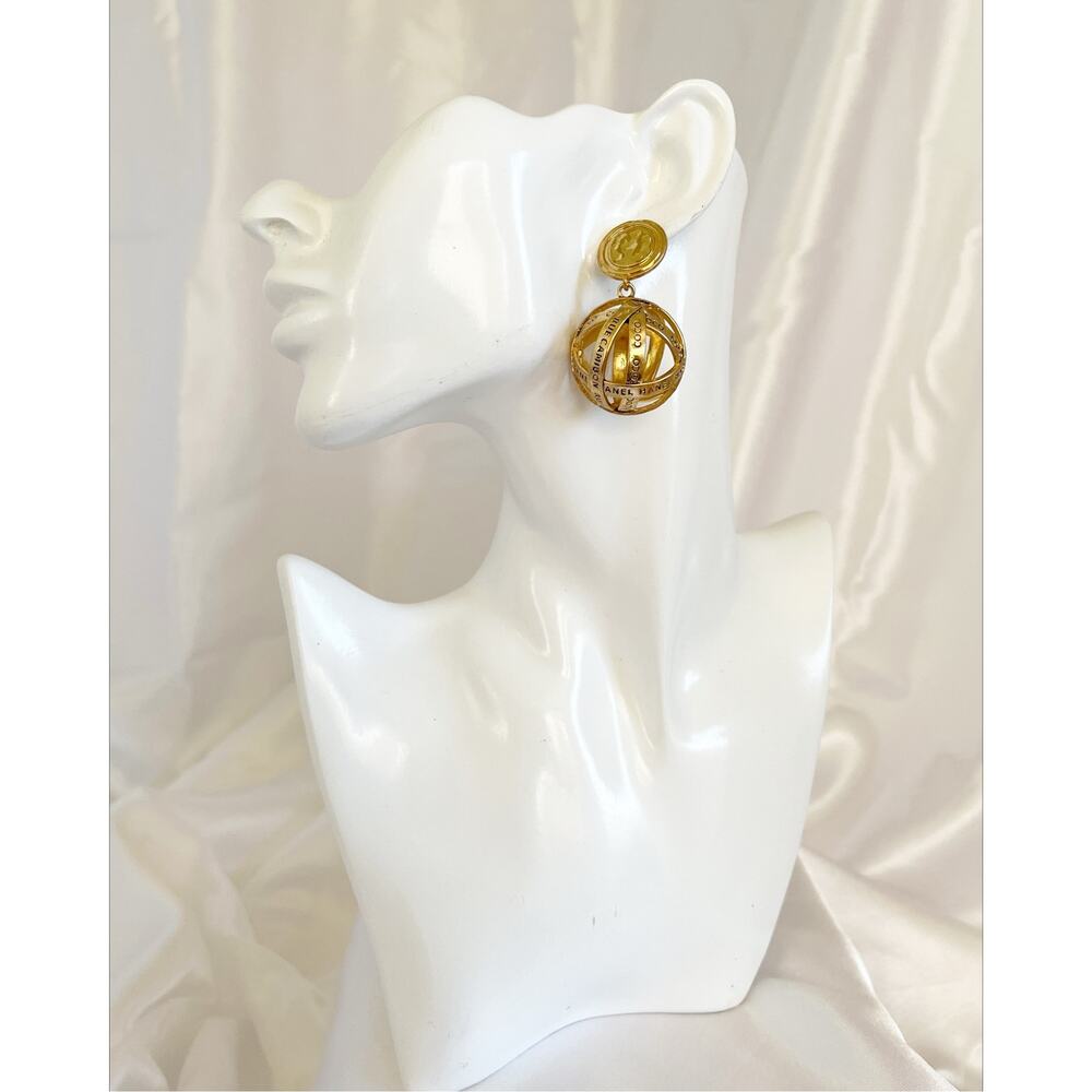 EARRINGS Fashion Costume Jewelry Hollowed Gold Sugar Ball Drop Pierced